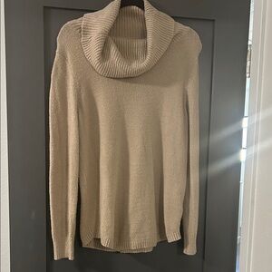 Rachel Zoe Beige Cowl Neck Sweater